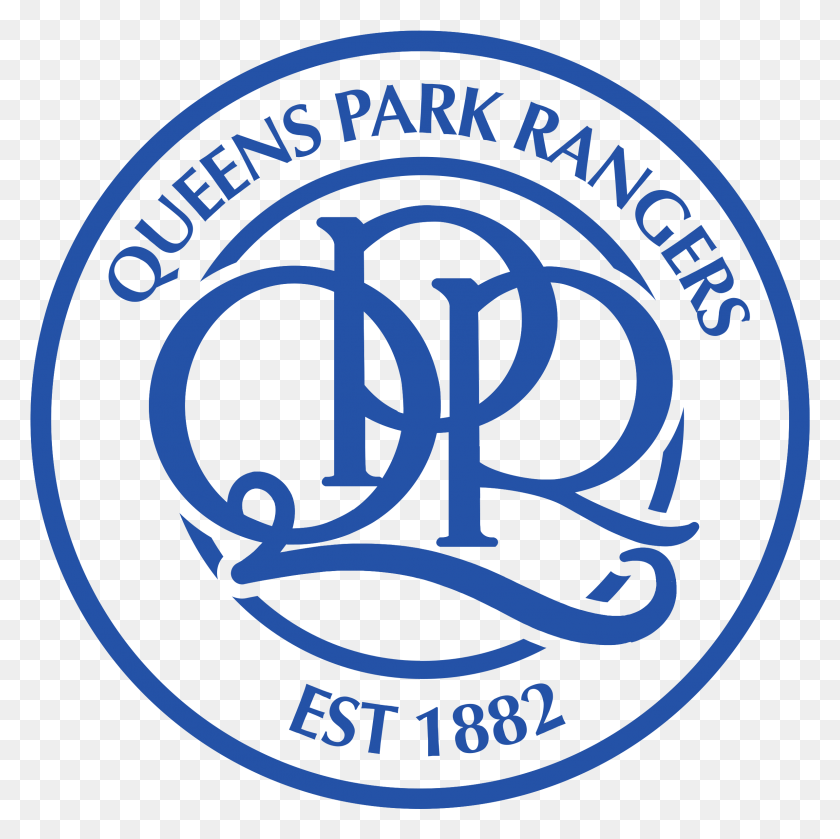 2381x2380 Queens Park Rangers Logo Transparent Queens Park Rangers Logo, Label, Text, Symbol HD PNG Download