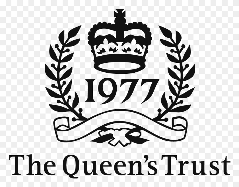 938x721 Descargar Png Queens Trust Simple Logo Black King Faisal Especialista Hospital Amp Centro De Investigación, Símbolo, Emblema, Texto Hd Png