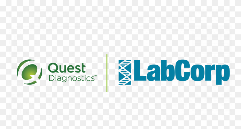 1200x600 Логотип Quest И Labcorp Quest Diagnostics, Текст, Число, Символ Hd Png Скачать