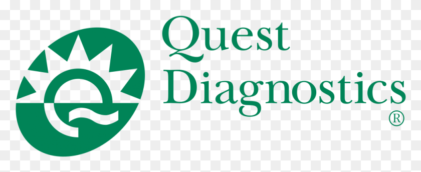 972x353 Descargar Png Quest Diagnostics Logo Quest Diagnostics Logo, Texto, Alfabeto, Word Hd Png