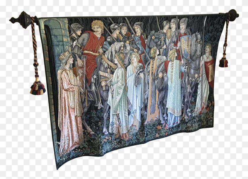 2560x1798 Quest For The Holy Grail Tapestry On Chairish Tapestry HD PNG Download