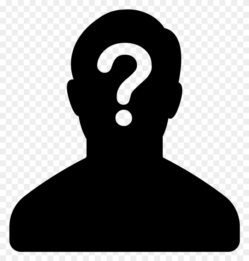 935x982 Question Mark Clipart Unknown Female Silhouette Question Mark, Gray, World Of Warcraft HD PNG Download