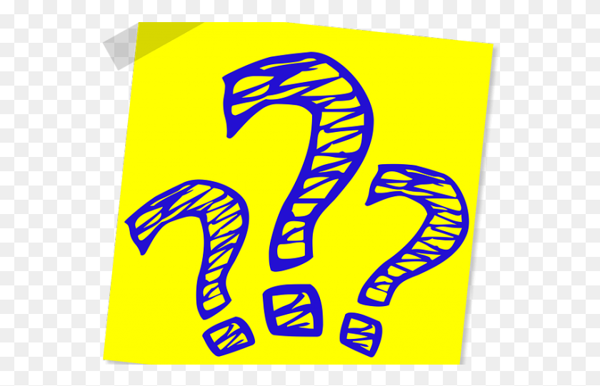 558x481 Question Mark Clipart Unknown Yellow Question Mark, Number, Symbol, Text HD PNG Download