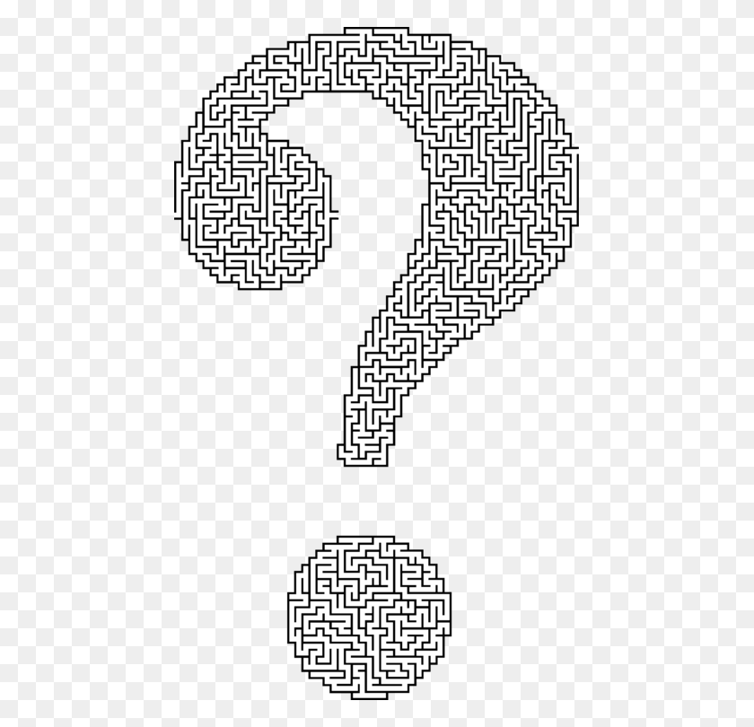451x750 Question Mark Maze Labyrinth Information Maze In Shape Of Question Mark, Poster, Advertisement, Animal HD PNG Download