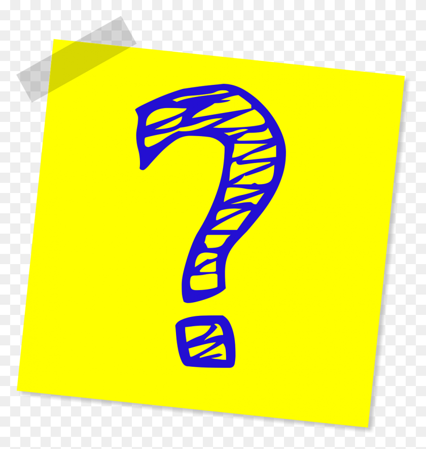1075x1136 Question Mark Question Faq Ask Image Blue And Yellow Question Mark, Number, Symbol, Text HD PNG Download