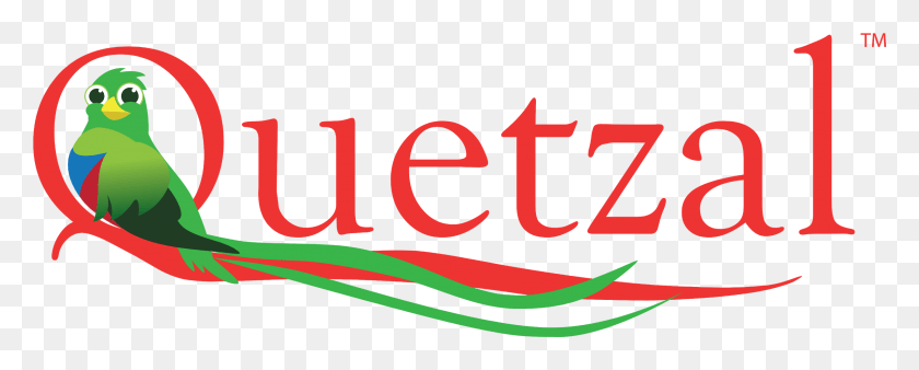 2401x858 Descargar Png Quetzal Pos Reviews Quetzal Logo, Texto, Alfabeto, Etiqueta Hd Png