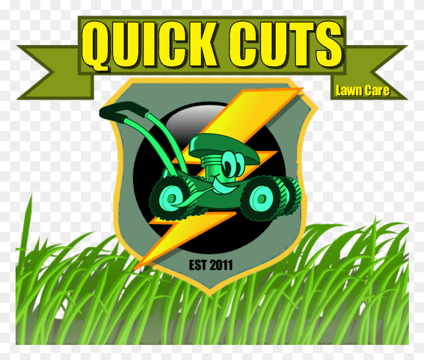 913x766 Quick Cuts Lawn Care Cartoon Clipart Grass, Plant, Tool, Lawn Mower HD PNG Download