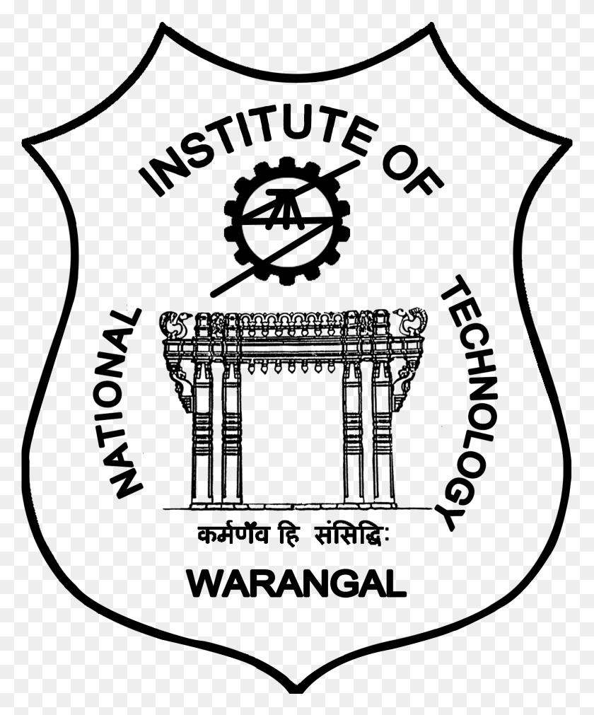 1558x1901 Quick Links National Institute Of Technology Warangal Logo, Gray, World Of Warcraft HD PNG Download
