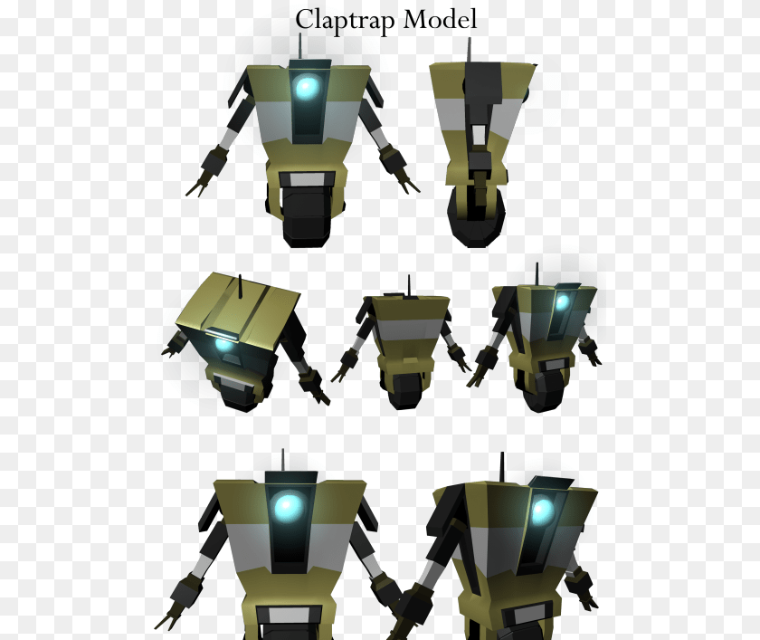Quick Model Of Claptrap From Borderlands Illustration, Lighting, Electronics, Adult, Male Transparent PNG