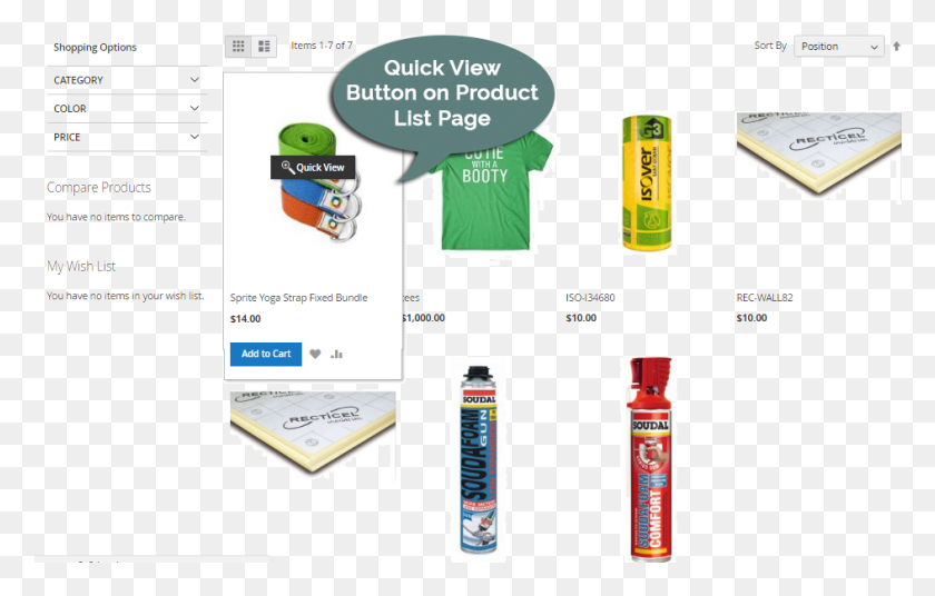 944x577 Quick View Button On Product List, Text, Label, Paper HD PNG Download