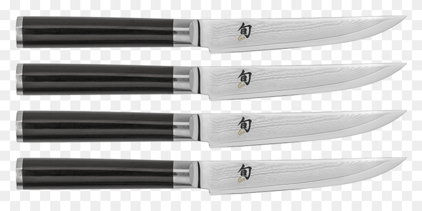 788x364 Quick View Classic 4 Piece Steak Knife Set, Weapon, Weaponry, Blade HD PNG Download