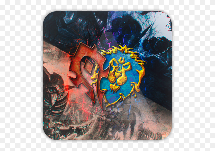 531x531 Descargar Png / Cataclysm World Of Warcraft, Mural Hd Png