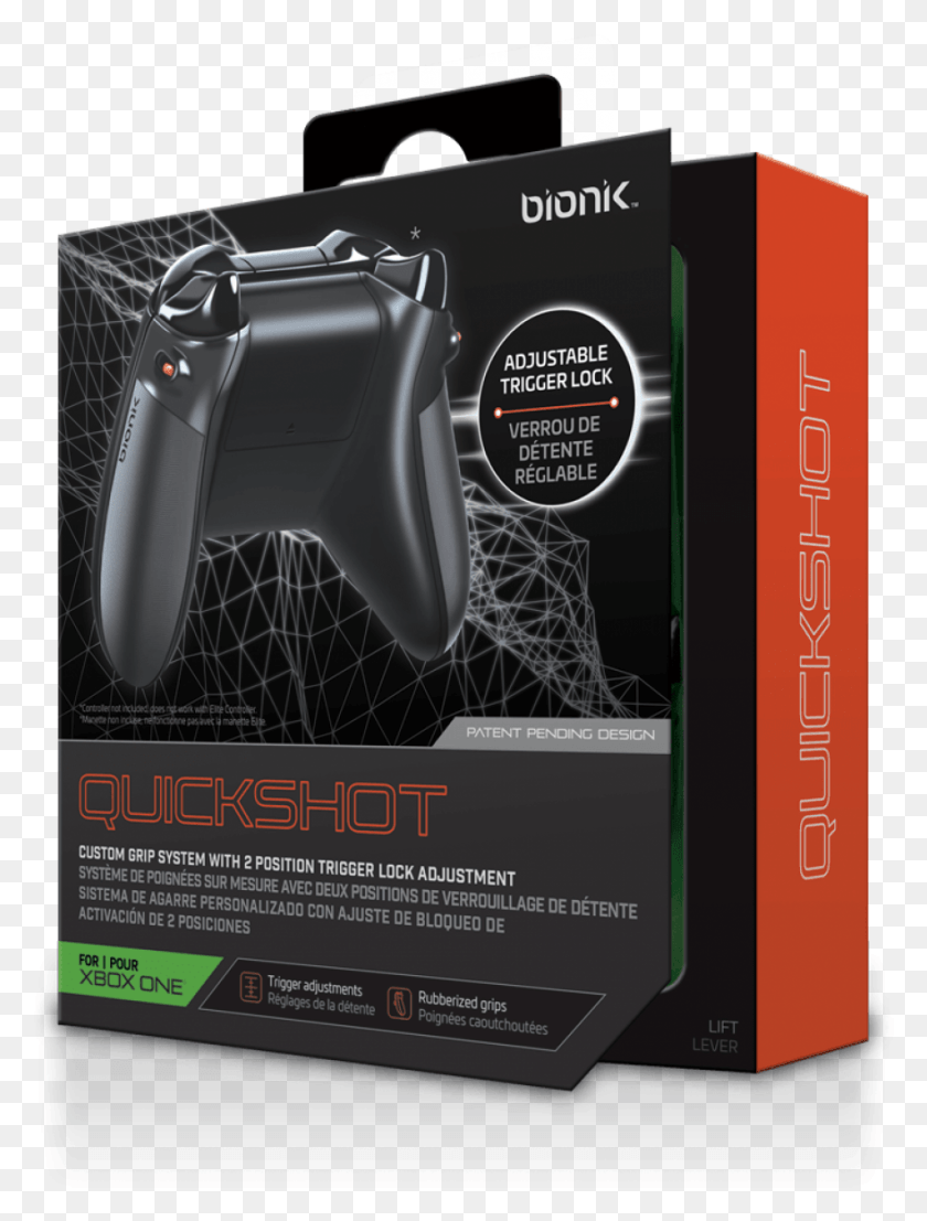 881x1183 Quickshot Trigger Grips Box, Electronics, Joystick, Camera HD PNG Download