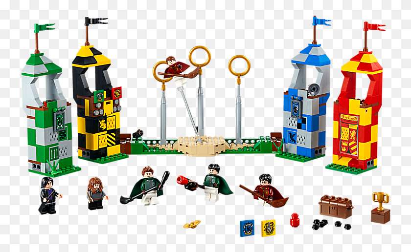 758x456 Quidditch Match Harry Potter Quidditch Lego Set, Toy, Person, Human HD PNG Download