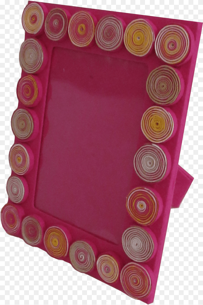 Quilled Fun Photo Frame Art Paper PNG