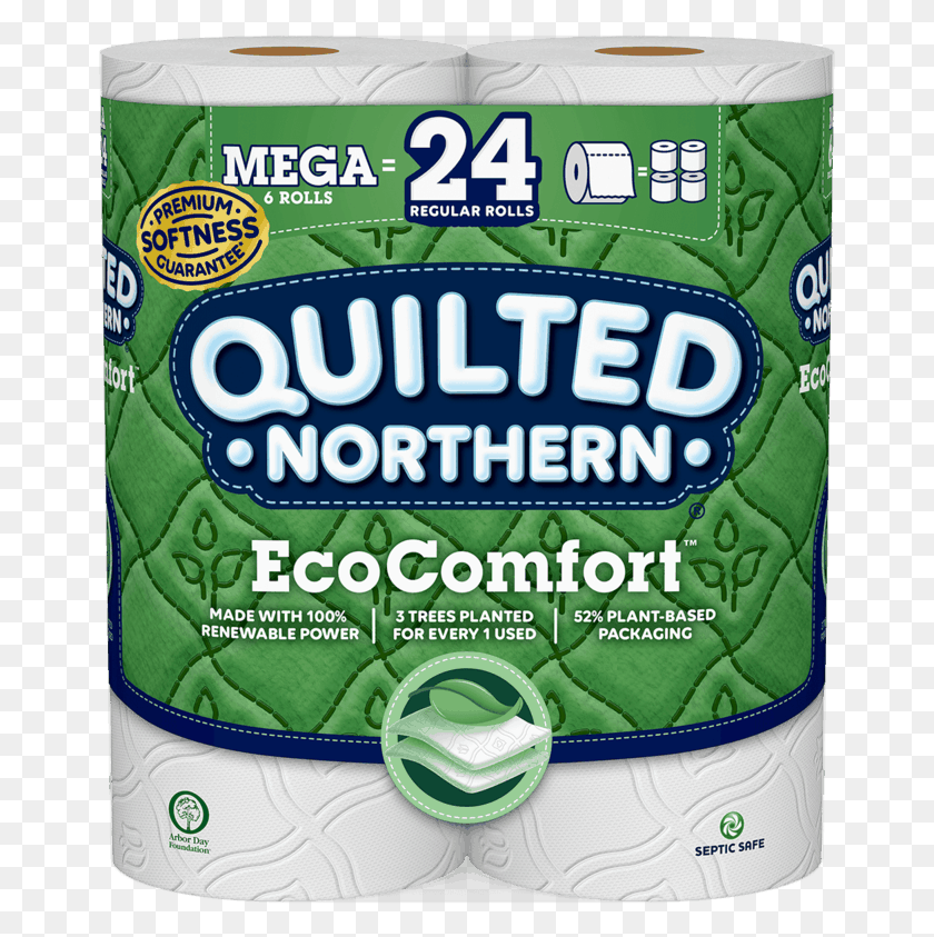 663x783 Quilted Northern Ecocomfort Toilet Paper Offer Incontinence Aid, Sweets, Food, Confectionery HD PNG Download