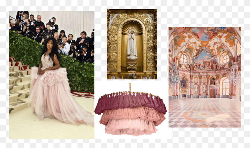 1000x561 Quinceanera Crown Dresses At 2019 Met Gala, Clothing, Apparel, Architecture HD PNG Download