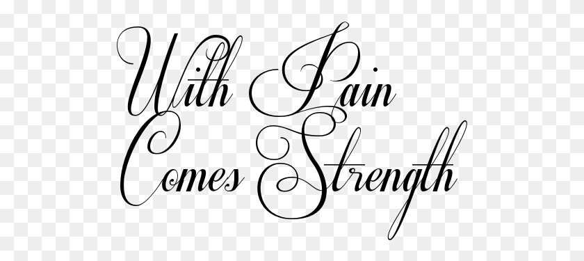 505x315 Quote Tattoo My Pain Comes Strength, Gray, World Of Warcraft HD PNG Download