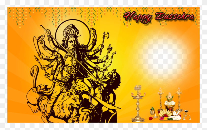 800x480 Quotes On Wishes Durga Puja, Person, Human, Crowd HD PNG Download