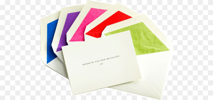 Quotregretsquot Notecard Set Mrs John L Strong, Envelope, Mail, Box Transparent PNG