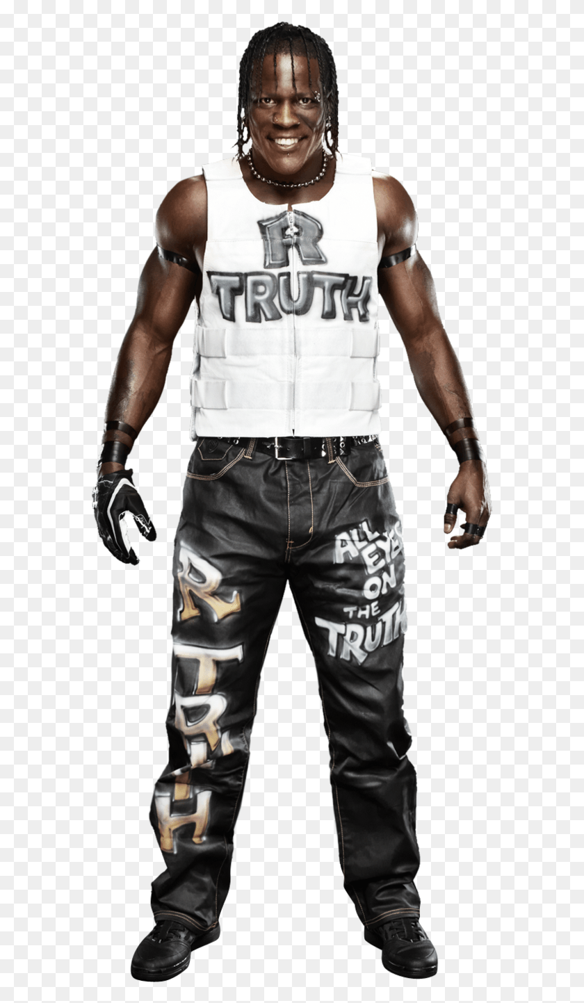 578x1383 R Truth Height Wwe R Truth 2015, Clothing, Person, Skin HD PNG Download