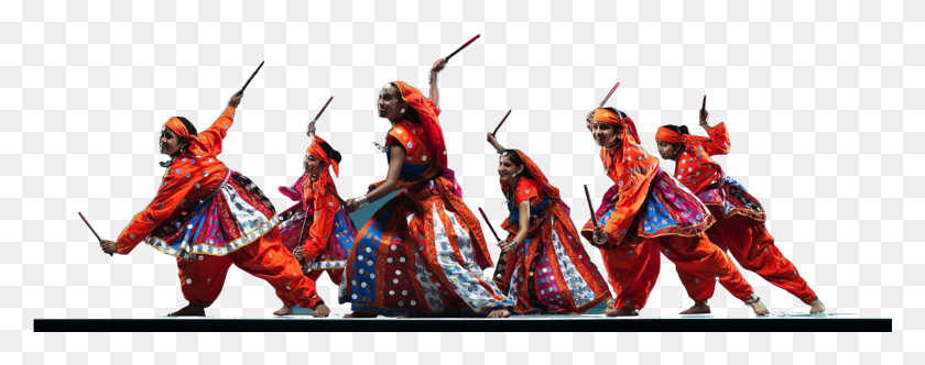 1351x472 Raas Dancers Garba Dance Of Gujarat, Dance Pose, Leisure Activities, Performer HD PNG Download