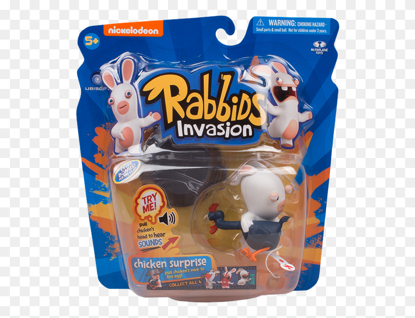 534x584 Rabbids Invasion Sounds And Action 3 Action Figure Rabbids Invasion, Food, Snack, Candy HD PNG Download