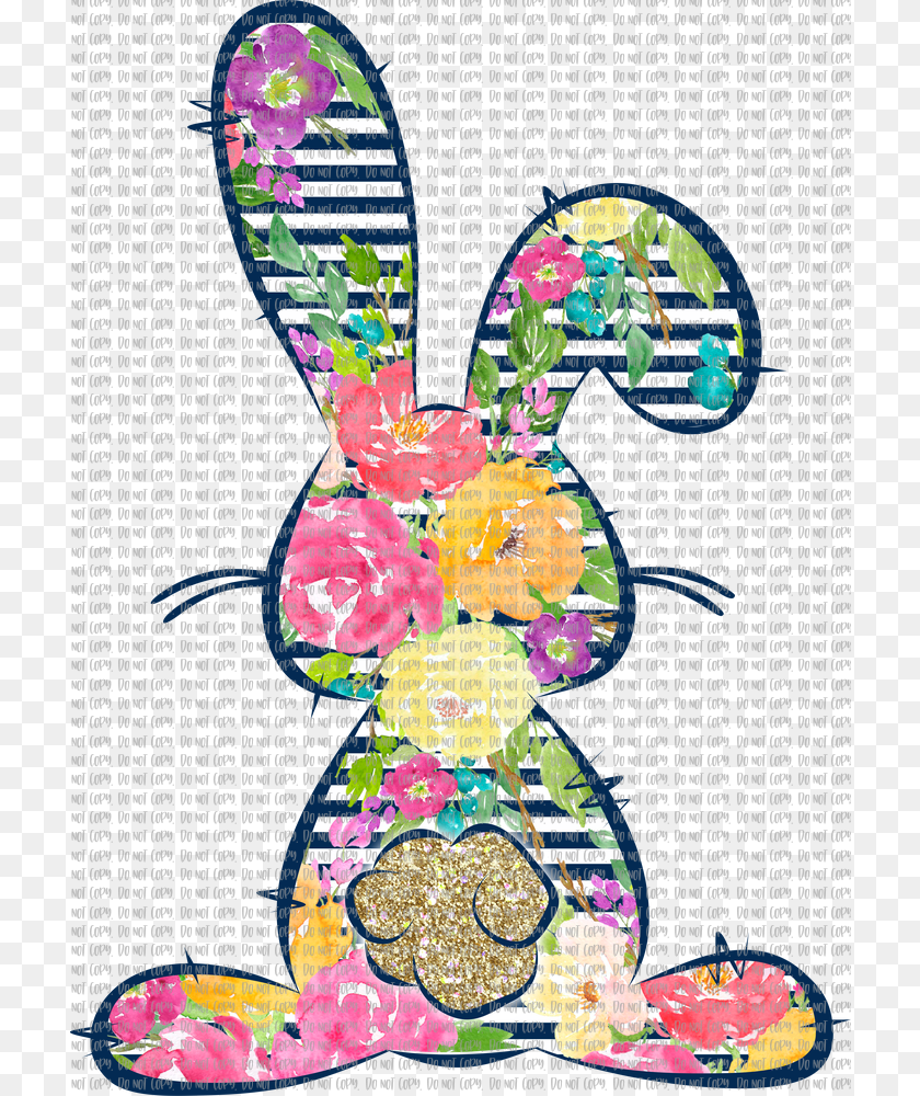 713x1000 Rabbit, Applique, Art, Pattern, Collage Clipart PNG