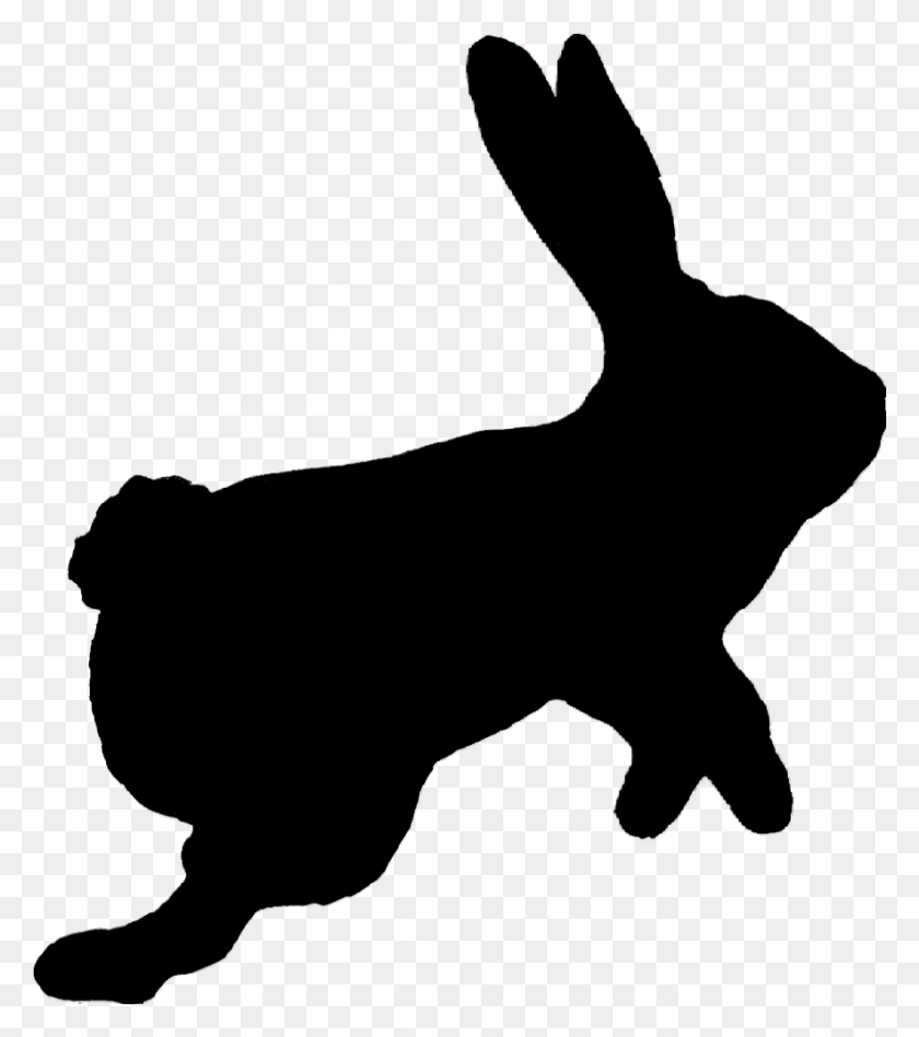 885x1008 Rabbit Bunny Hare Silhouette Animal Easterbunny Dog, Rodent, Mammal HD PNG Download