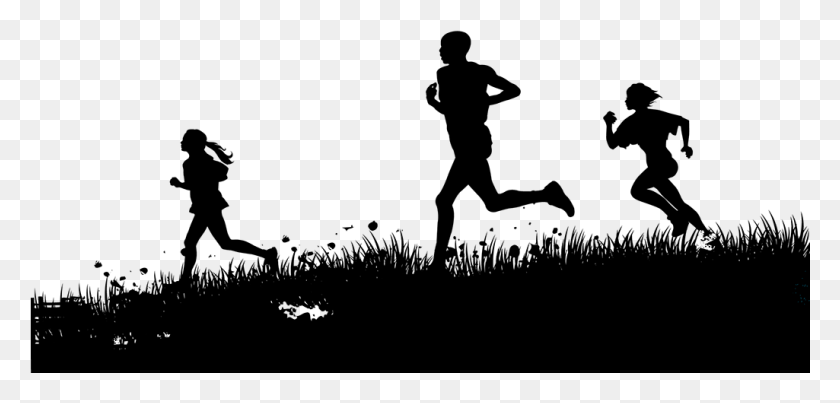 1025x451 Race Photographs Provided By Silhouettes Of People Running, Nature, Outdoors, Astronomy Descargar Hd Png