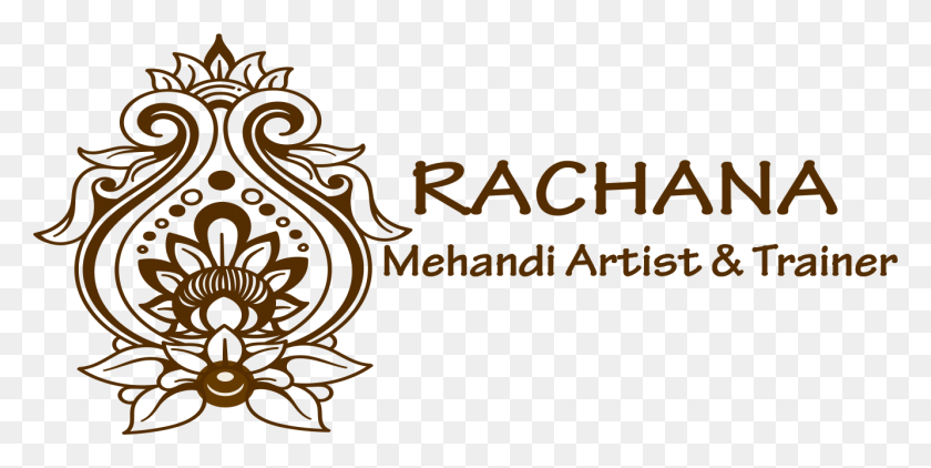 1332x619 Rachana Rachana Rachna Best Mehndi Designs, Text, Label, Floral Design HD PNG Download