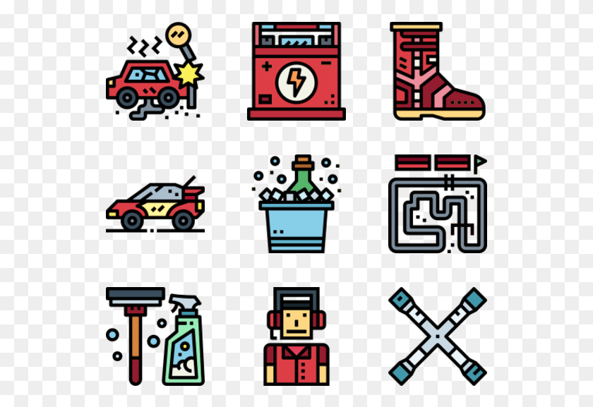 541x517 Racing Factory Machinery Icon, Car, Vehicle, Transportation HD PNG Download