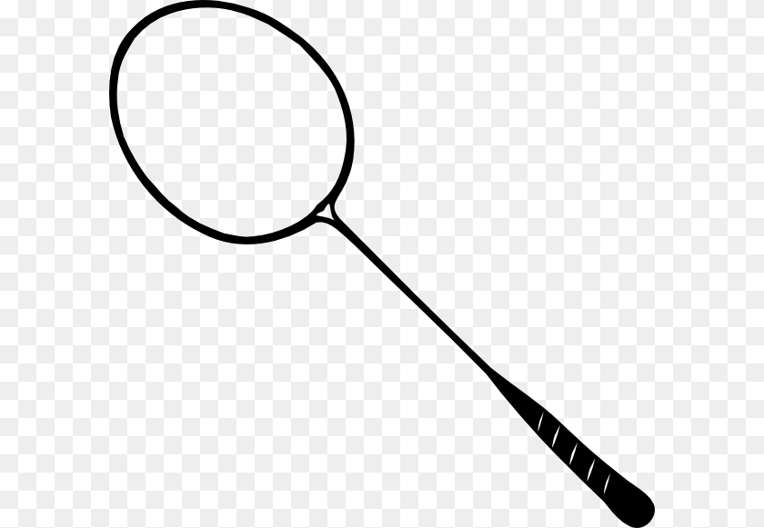 600x581 Racket Clip Art Free Vector Racket Clipart Black And White, Smoke Pipe, Sport, Tennis, Tennis Racket Transparent PNG