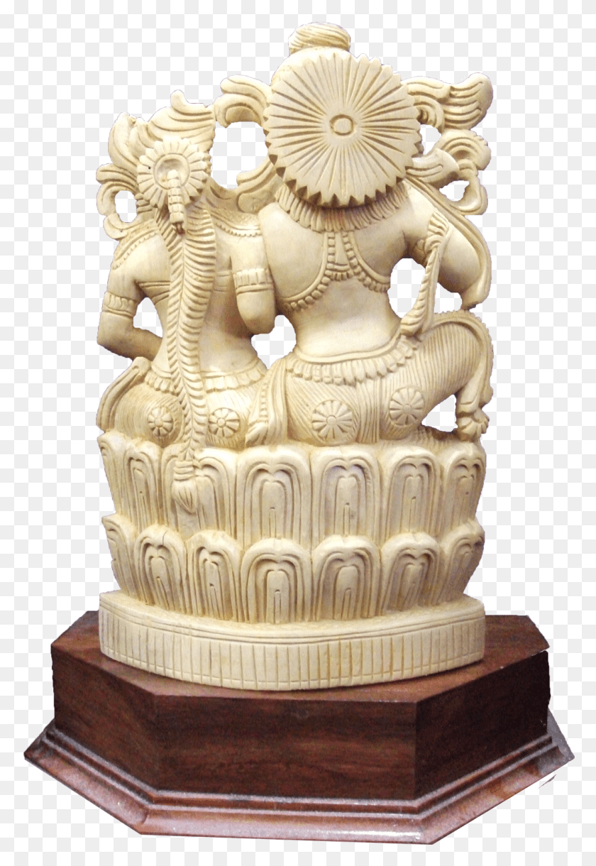 1055x1570 Radha Krishnan Sitting Back Carving, Ivory, Wedding Cake, Cake HD PNG Download