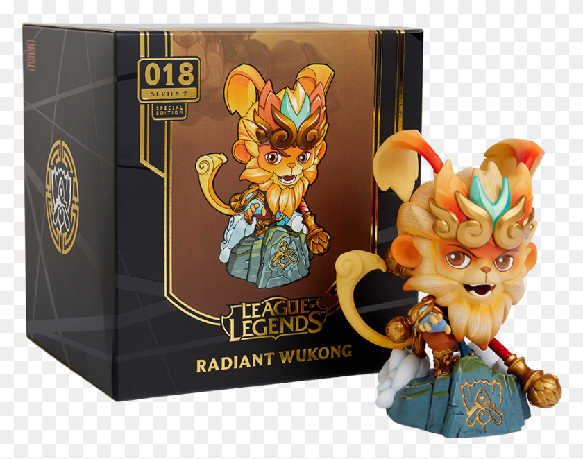 876x677 Descargar Png Radiant Wukong Figure League Of Legends Championship Series, Angry Birds, Botella, Juguete Hd Png