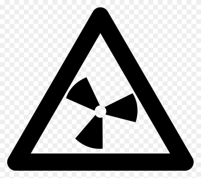 981x862 Radiation Warning Sign Comments Radiation Icons For Google Earth, Triangle, Symbol, Sign HD PNG Download