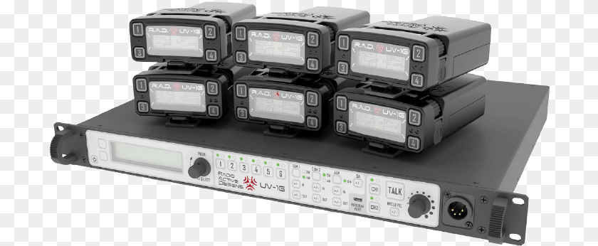 705x346 Radio Active Designs Uv 1g Vhf Band Wireless Intercom Gadget, Electronics PNG