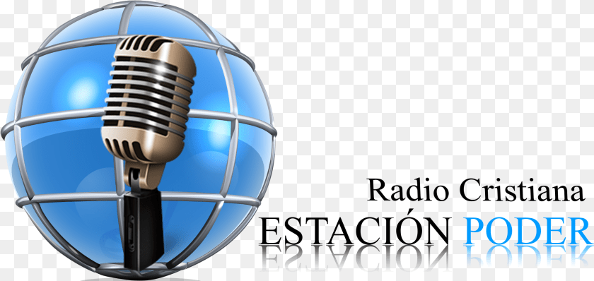 2350x1113 Radio Cristiana Estacion Poder Microphone, Electrical Device, Sphere PNG