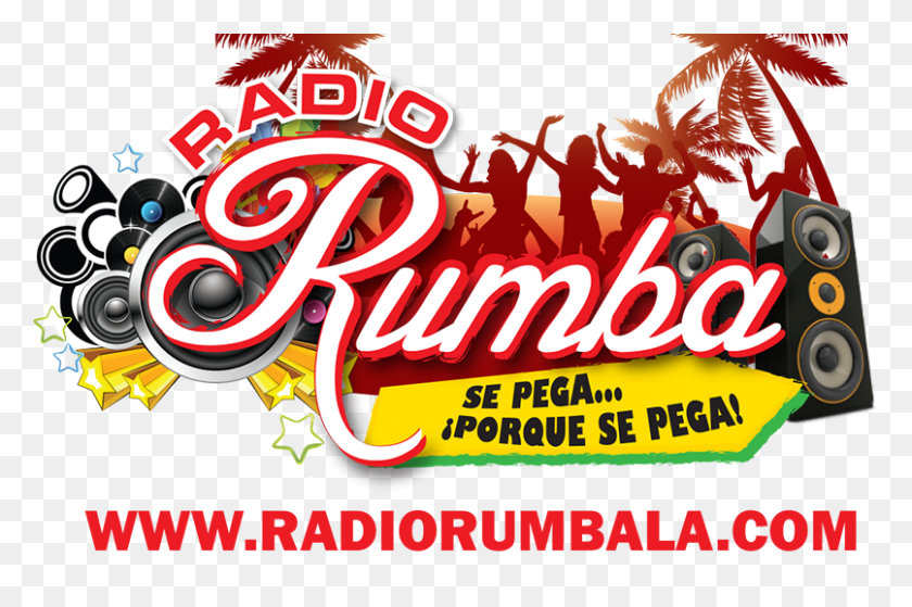 806x516 Descargar Png Radio Rumba Radio Rumba La, Publicidad, Cartel, Flyer Hd Png