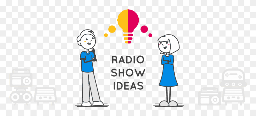 914x377 Radio Show Ideas With Great Examples Included Cartoon, Light, Lightbulb, Camera HD PNG Download