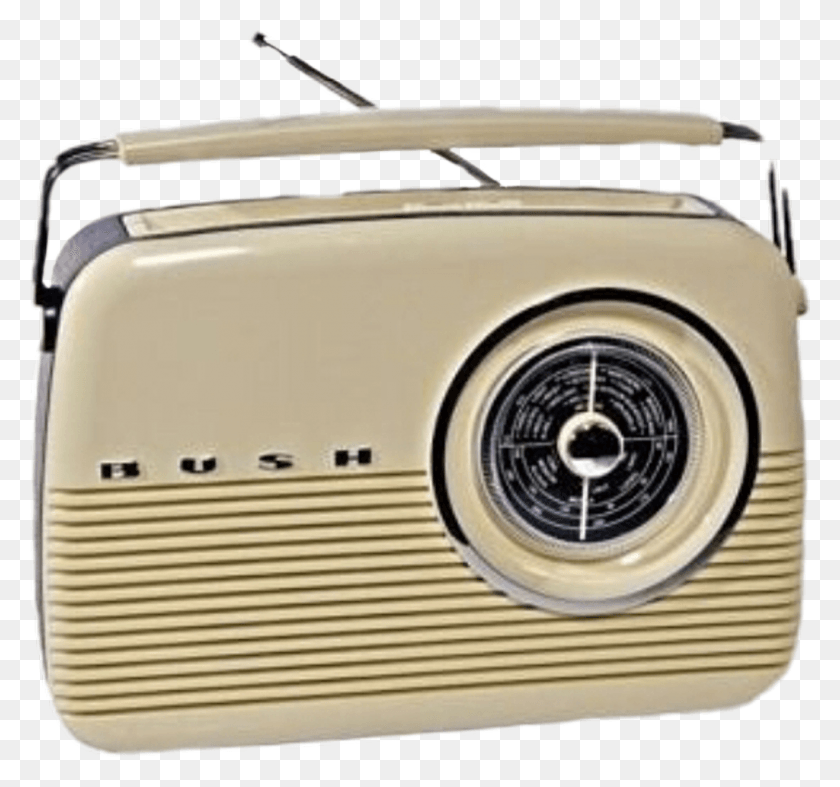 1024x955 Descargar Png / Radio Etiqueta Bush Retro Radio Crema Hd Png