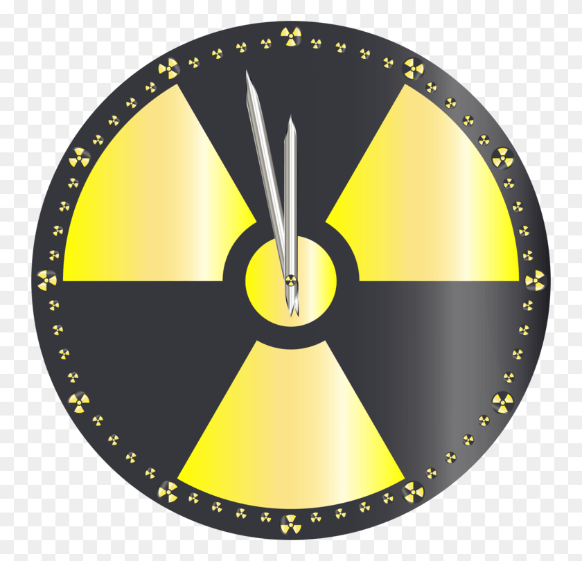 750x750 Radioactive Decay Nuclear Power Hazard Symbol Sticker Energia Nuclear Logo, Compass HD PNG Download