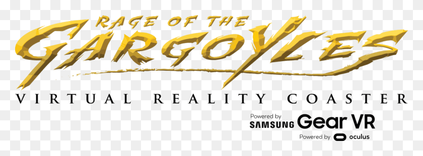 1100x355 Rage Of The Gargoyles Media Day At Six Flags Great Rage Of The Gargoyles Virtual Reality Coaster, Text, Alphabet, Leisure Activities HD PNG Download
