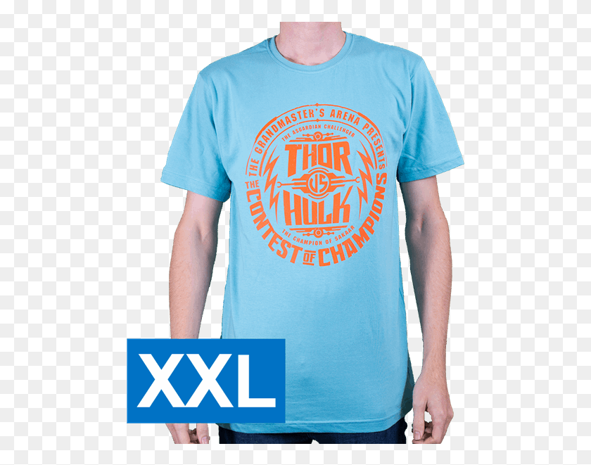481x601 Ragnarok Thor Vs Hulk Blue Men39s T Shirt Active Shirt, Clothing, Apparel, T-shirt HD PNG Download