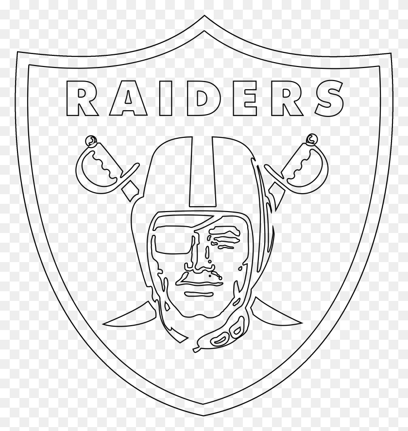 2179x2315 Raiders Logo Raiders Coloring Sheet, Gray, World Of Warcraft HD PNG Download