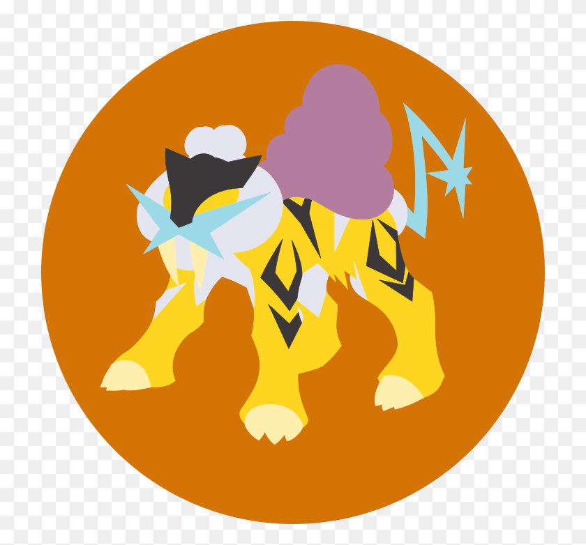 722x722 Raikou Icon Free To Use By Jedflah Raikou Minimalist, Outdoors, Adventure, Leisure Activities HD PNG Download