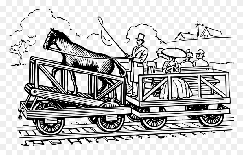 1220x750 Rail Transport Train Computer Icons Line Art Horse On Treadmill Railroad, Gray, World Of Warcraft HD PNG Download