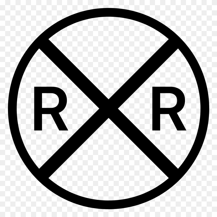 1462x1462 Railroad Railroad Crossing Sign Svg, Gray, World Of Warcraft HD PNG Download