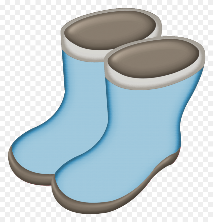 818x859 Rain Boots Clipart Free Images Blue Wellies Clip Art, Clothing, Apparel, Christmas Stocking HD PNG Download