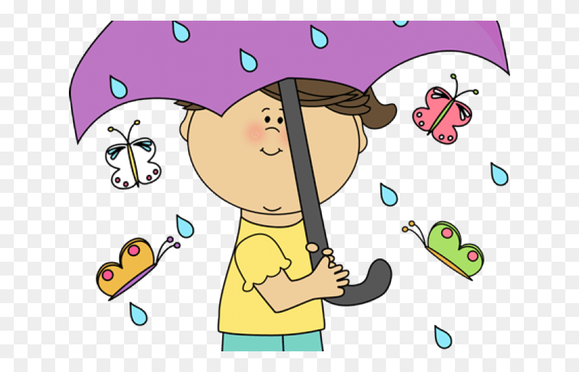 640x480 Rain Clipart Summer Cartoon, Person, Human, People HD PNG Download